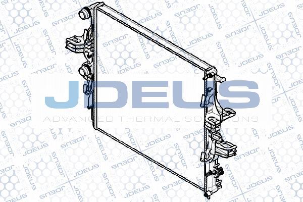 Jdeus RA0140110 - Радиатор, охлаждение двигателя autosila-amz.com