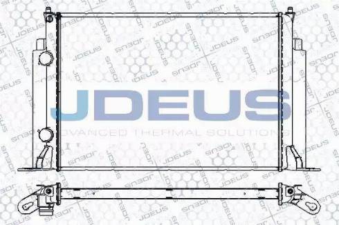 Jdeus RA0110860 - Радиатор, охлаждение двигателя autosila-amz.com