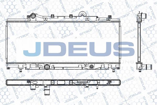 Jdeus RA0110330 - Радиатор, охлаждение двигателя autosila-amz.com