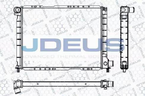 Jdeus RA0110290 - Радиатор, охлаждение двигателя autosila-amz.com
