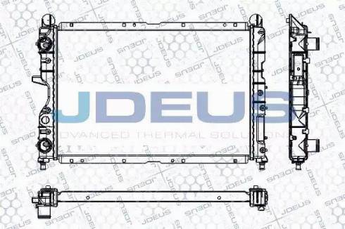 Jdeus RA0110240 - Радиатор, охлаждение двигателя autosila-amz.com