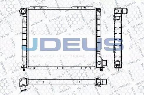 Jdeus RA0110260 - Радиатор, охлаждение двигателя autosila-amz.com