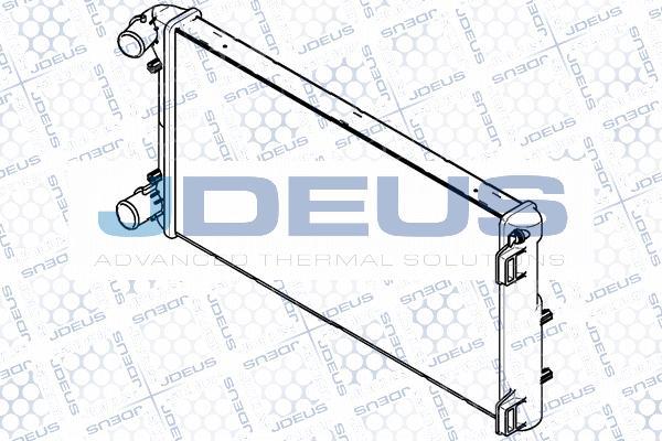 Jdeus RA0111000 - Радиатор, охлаждение двигателя autosila-amz.com