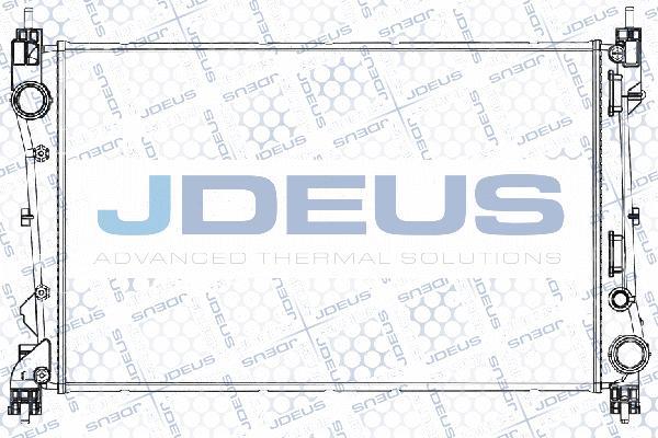 Jdeus RA0111320 - Радиатор, охлаждение двигателя autosila-amz.com
