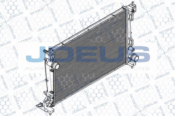 Jdeus RA0111260 - Радиатор, охлаждение двигателя autosila-amz.com