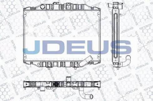 Jdeus RA0180070 - Радиатор, охлаждение двигателя autosila-amz.com