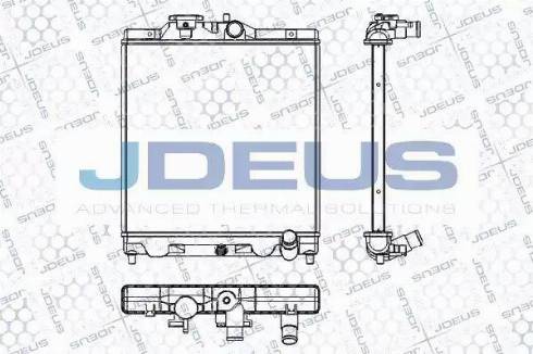 Jdeus RA0130050 - Радиатор, охлаждение двигателя autosila-amz.com