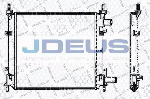 Jdeus RA0120970 - Радиатор, охлаждение двигателя autosila-amz.com