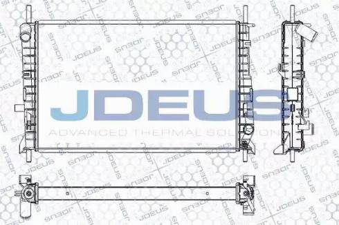 Jdeus RA0120870 - Радиатор, охлаждение двигателя autosila-amz.com
