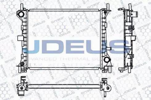 Jdeus RA0121040 - Радиатор, охлаждение двигателя autosila-amz.com