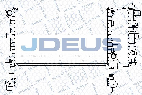 Jdeus RA0121050 - Радиатор, охлаждение двигателя autosila-amz.com