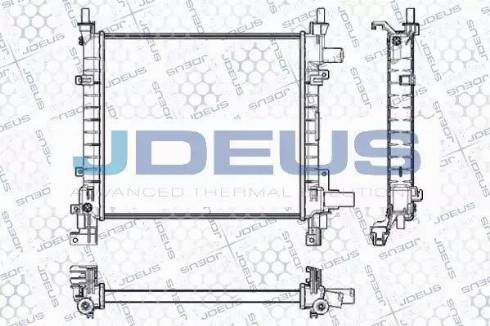 Jdeus RA0121001 - Радиатор, охлаждение двигателя autosila-amz.com