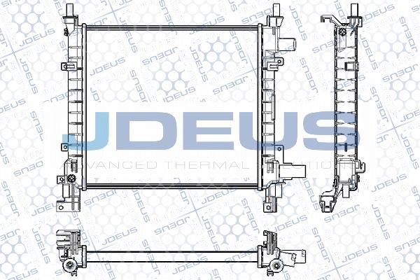 Jdeus RA0121002 - Радиатор, охлаждение двигателя autosila-amz.com