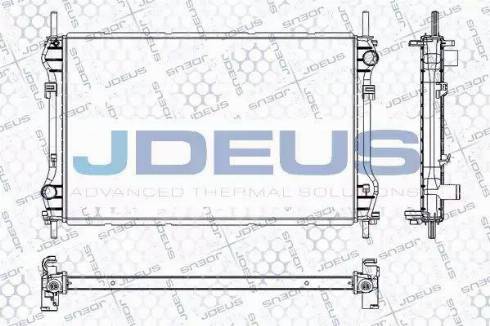 Jdeus RA0121010 - Радиатор, охлаждение двигателя autosila-amz.com