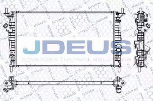 Jdeus RA0121140 - Радиатор, охлаждение двигателя autosila-amz.com