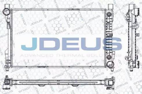 Jdeus RA0170580 - Радиатор, охлаждение двигателя autosila-amz.com