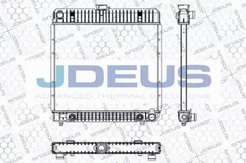 Jdeus RA0170051 - Радиатор, охлаждение двигателя autosila-amz.com