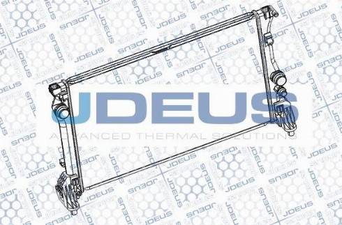 Jdeus RA0171090 - Радиатор, охлаждение двигателя autosila-amz.com