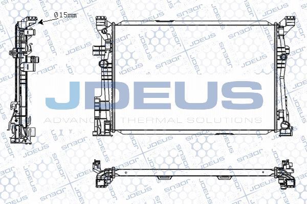 Jdeus RA0171040 - Радиатор, охлаждение двигателя autosila-amz.com