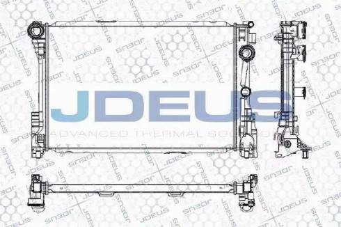 Jdeus RA0171050 - Радиатор, охлаждение двигателя autosila-amz.com