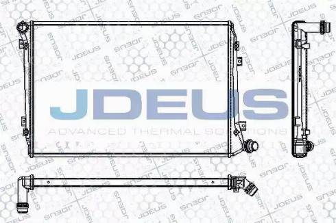 Jdeus RA0300490 - Радиатор, охлаждение двигателя autosila-amz.com