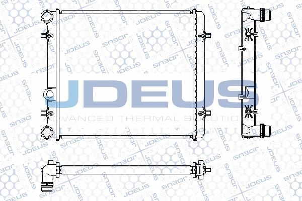 Jdeus RA0300420 - Радиатор, охлаждение двигателя autosila-amz.com