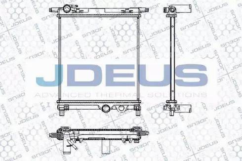 Jdeus RA0300600 - Радиатор, охлаждение двигателя autosila-amz.com