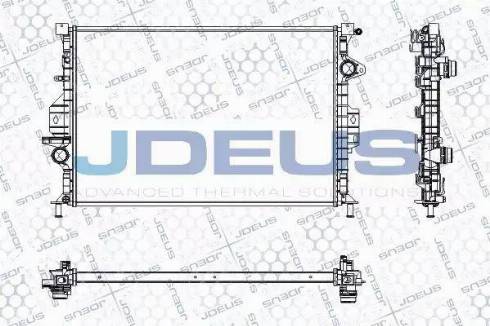 Jdeus RA0310560 - Радиатор, охлаждение двигателя autosila-amz.com