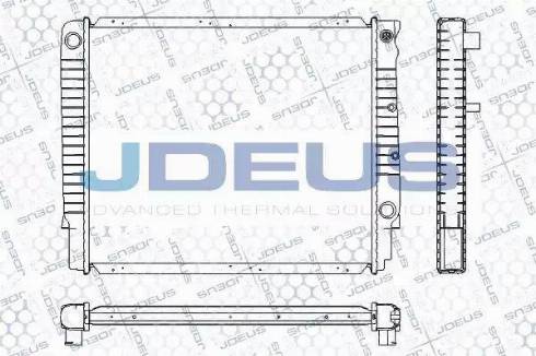 Jdeus RA0310260 - Радиатор, охлаждение двигателя autosila-amz.com