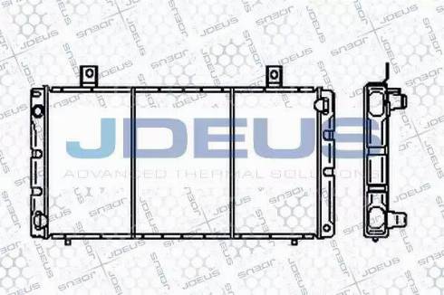 Jdeus RA0240020 - Радиатор, охлаждение двигателя autosila-amz.com