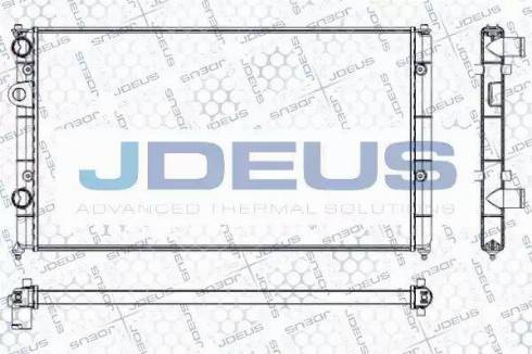 Jdeus RA0250040 - Радиатор, охлаждение двигателя autosila-amz.com