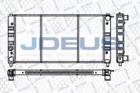 Jdeus RA0250000 - Радиатор, охлаждение двигателя autosila-amz.com