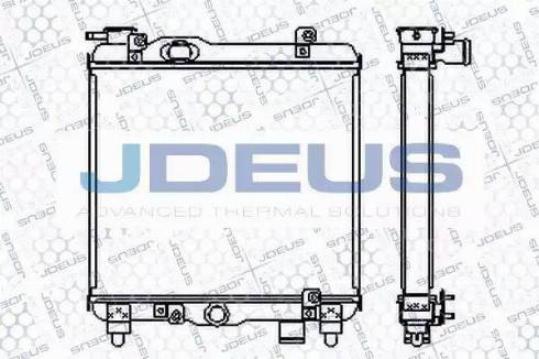 Jdeus RA0250030 - Радиатор, охлаждение двигателя autosila-amz.com