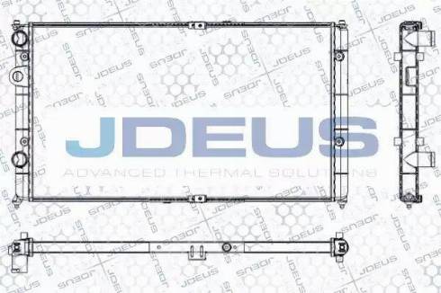 Jdeus RA0250070 - Радиатор, охлаждение двигателя autosila-amz.com