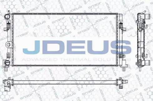 Jdeus RA0250130 - Радиатор, охлаждение двигателя autosila-amz.com