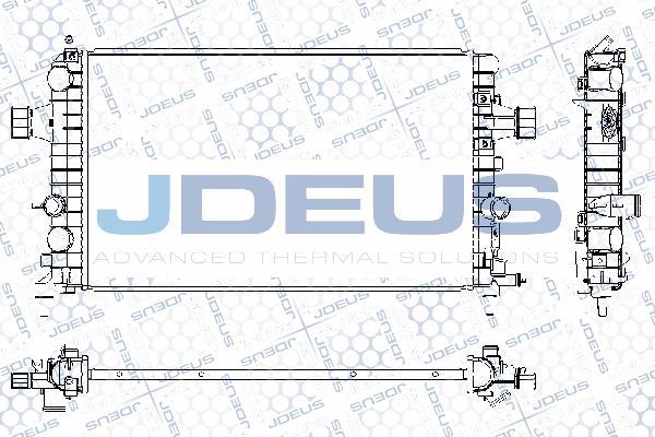 Jdeus RA0200990 - Радиатор, охлаждение двигателя autosila-amz.com