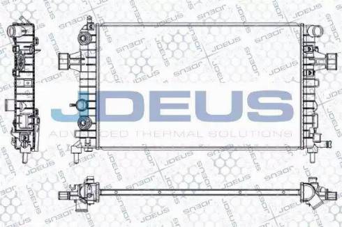 Jdeus RA0200970 - Радиатор, охлаждение двигателя autosila-amz.com