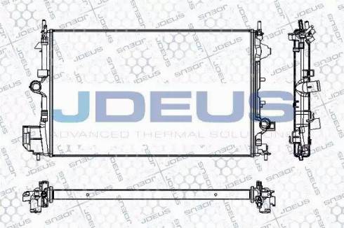 Jdeus RA0200890 - Радиатор, охлаждение двигателя autosila-amz.com