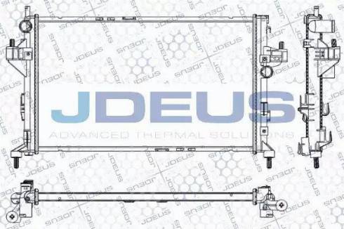 Jdeus RA0200850 - Радиатор, охлаждение двигателя autosila-amz.com