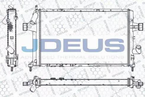 Jdeus RA0200800 - Радиатор, охлаждение двигателя autosila-amz.com
