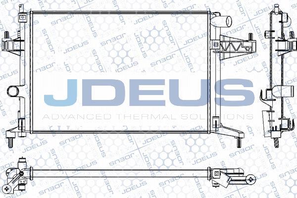 Jdeus RA0200710 - Радиатор, охлаждение двигателя autosila-amz.com