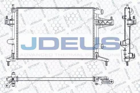 Jdeus RA0200730 - Радиатор, охлаждение двигателя autosila-amz.com