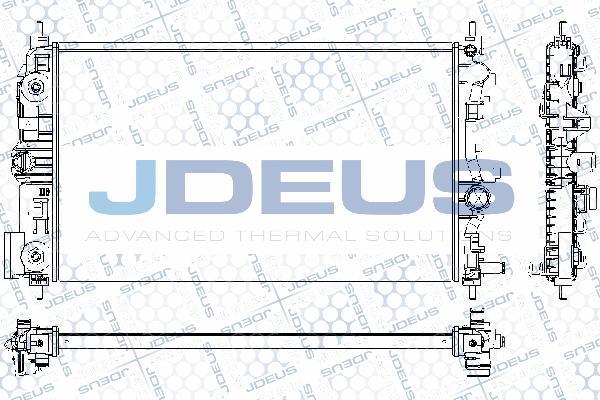 Jdeus RA0201090 - Радиатор, охлаждение двигателя autosila-amz.com