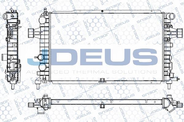 Jdeus RA0201000 - Радиатор, охлаждение двигателя autosila-amz.com