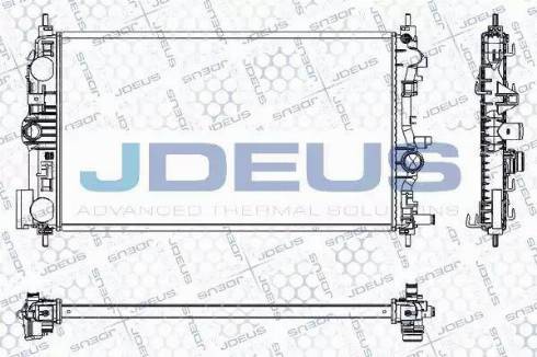 Jdeus RA0201030 - Радиатор, охлаждение двигателя autosila-amz.com