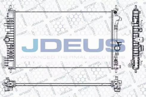 Jdeus RA0201140 - Радиатор, охлаждение двигателя autosila-amz.com