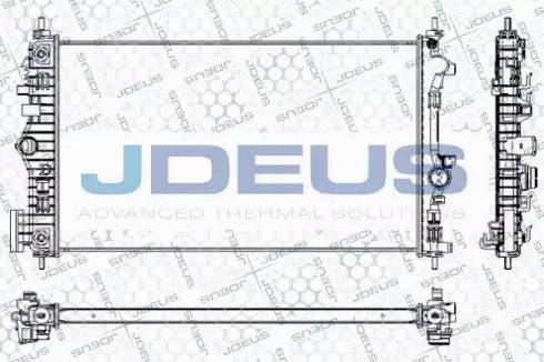 Jdeus RA0201120 - Радиатор, охлаждение двигателя autosila-amz.com