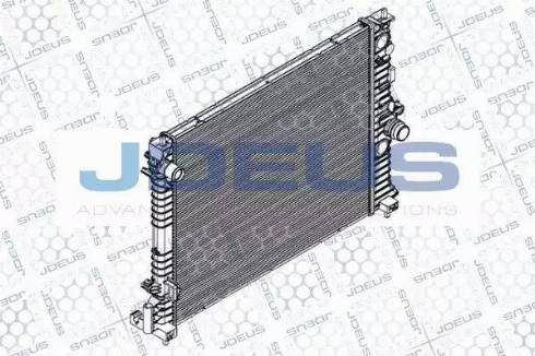 Jdeus RA0201170 - Радиатор, охлаждение двигателя autosila-amz.com