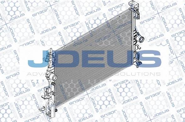 Jdeus RA0201210 - Радиатор, охлаждение двигателя autosila-amz.com