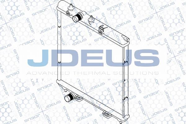 Jdeus RA0210450 - Радиатор, охлаждение двигателя autosila-amz.com